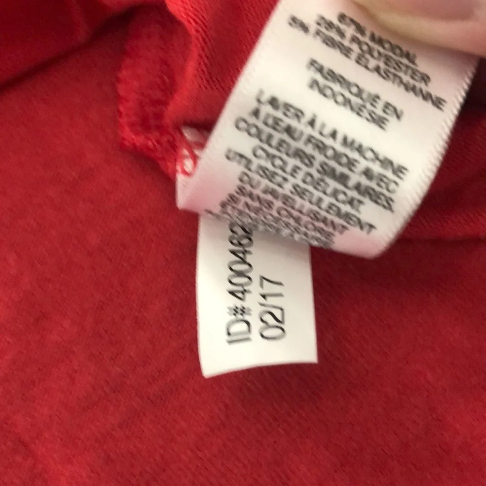 Express Cold Shoulder Strappy Top in Red Size XS